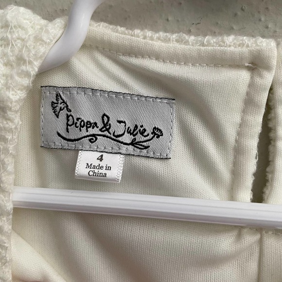 Pippa & Julie Dressy Sweater Girls Size 4 - Picture 3 of 5